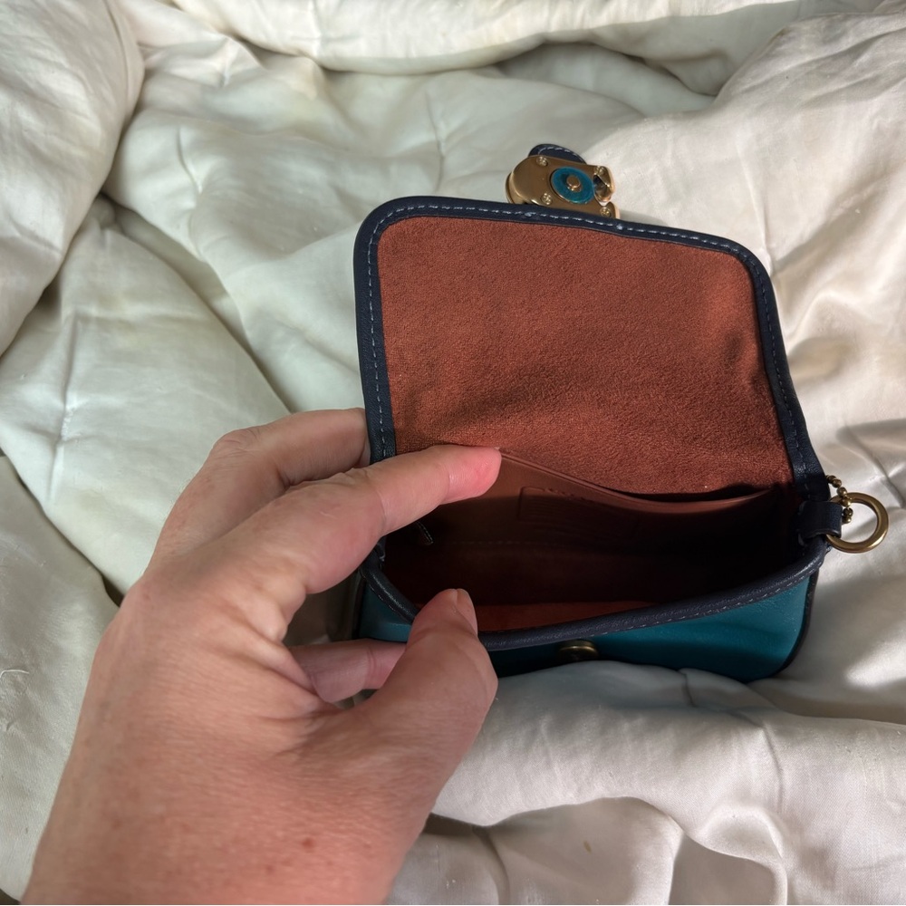 Coach Teal Nano Tabby - Picture 2 of 3